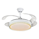 GobekUsa Decor LED Ceiling Fans with Remote Control for Living Room, Bedroom, Dining Room