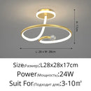 GobekUsa LED Ceiling Light Chandelier for Home Decor Lighting Fixture