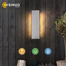 GobekUsa LED Limestone Sconce Garden Porch Lamp for Country Villa Balcony Entrance