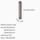 GobekUsa LED Limestone Sconce Garden Porch Lamp for Country Villa Balcony Entrance
