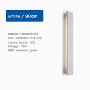 GobekUsa LED Limestone Sconce Garden Porch Lamp for Country Villa Balcony Entrance