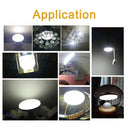 Modern white led ufo ceiling lamp living room e27 bulb by Decorbites