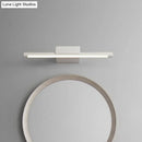 GobekUsa Sleek LED Vanity Lamp with White Acrylic Shade - Warm/White Light, 16"/19.5" Wide