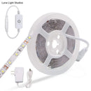 GobekUsa Modern Slim Vanity Strip Light: Metal LED Make-Up Lighting in White with On/Off Switch