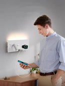 GobekUsa LED Wall Light with USB Phone Charging - Modern Multipurpose Home Decor