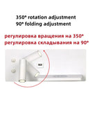 GobekUsa LED Wall Light with USB Phone Charging - Modern Multipurpose Home Decor