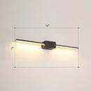 GobekUsa Modern LED Wall-Mounted Vanity Lamp for Bathroom – Minimalistic Acrylic Pole Design