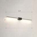 GobekUsa Modern LED Wall-Mounted Vanity Lamp for Bathroom – Minimalistic Acrylic Pole Design