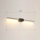 GobekUsa Modern LED Wall-Mounted Vanity Lamp for Bathroom – Minimalistic Acrylic Pole Design