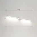 GobekUsa Modern LED Wall-Mounted Vanity Lamp for Bathroom – Minimalistic Acrylic Pole Design