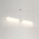 GobekUsa Modern LED Wall-Mounted Vanity Lamp for Bathroom – Minimalistic Acrylic Pole Design