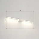 GobekUsa Modern LED Wall-Mounted Vanity Lamp for Bathroom – Minimalistic Acrylic Pole Design