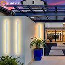 GobekUsa LED Waterproof Garden Wall Lamp, White Strip, Outdoor IP65 Lighting