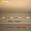 GobekUsa LED Wave Pendant Light for Office Dining Living Room Decor