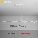 GobekUsa LED Wave Pendant Light for Office Dining Living Room Decor