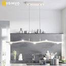 GobekUsa LED Wave Pendant Light for Office Dining Living Room Decor