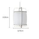 GobekUsa Linen Cotton Pendant Lamp: Nordic White DIY Fabric Shade LED Island Lighting