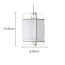 GobekUsa Linen Cotton Pendant Lamp: Nordic White DIY Fabric Shade LED Island Lighting