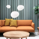 GobekUsa Gregg Glass Pendant Lights for Living Room, Bedside, Modern Round Ceiling Lamps