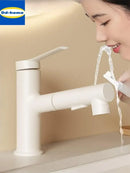 GobekUsa Basin Pull-out Faucet for Bathroom Sinks - Hot and Cold Water Tap