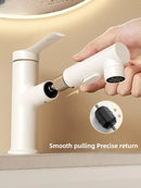 GobekUsa Basin Pull-out Faucet for Bathroom Sinks - Hot and Cold Water Tap