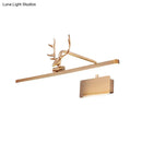 GobekUsa Modern LED Metal Vanity Wall Lamp with Antlers Arm in White/Natural Light - 17"/20.5"/28" Wide