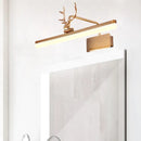 GobekUsa Modern LED Metal Vanity Wall Lamp with Antlers Arm in White/Natural Light - 17"/20.5"/28" Wide