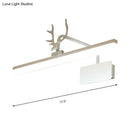 GobekUsa Modern LED Metal Vanity Wall Lamp with Antlers Arm in White/Natural Light - 17"/20.5"/28" Wide