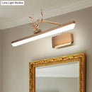 GobekUsa Modern LED Metal Vanity Wall Lamp with Antlers Arm in White/Natural Light - 17"/20.5"/28" Wide