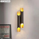 GobekUsa Sleek Aluminum Wall Light Sconce for Beveled Tube Wall Mount - Ideal for Living Rooms