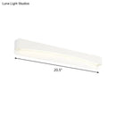 GobekUsa LED Bath Vanity Light with Modern Metal Shade - White Surface Wall Sconce in Three Sizes (16.5"/20.5"/24.5")
