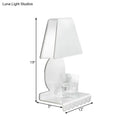 GobekUsa Modern Metal Trapezoid Wall Sconce Light for Bedroom - White Lighting Fixture