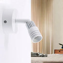 GobekUsa Contemporary Metal Wall Mounted LED Sconce Light in Black/White - Warm/White Light