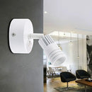 GobekUsa Contemporary Metal Wall Mounted LED Sconce Light in Black/White - Warm/White Light