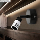 GobekUsa Contemporary Metal Wall Mounted LED Sconce Light in Black/White - Warm/White Light