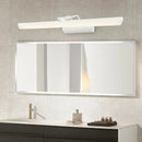 GobekUsa Metallic Cylinder Vanity Lamp - LED Wall Lighting for Bathroom - 16"/20" Long - White - Modern & Minimalist Design