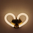 GobekUsa Acrylic Ring LED Wall Lamp for Modern Indoor Decor, Living Room Bedroom Lighting