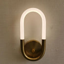GobekUsa Acrylic Ring LED Wall Lamp for Modern Indoor Decor, Living Room Bedroom Lighting