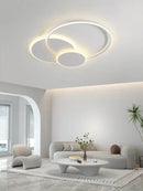 GobekUsa Circles LED Ceiling Lights Modern Minimalism Dimmable Bedroom Lamp Fixtures