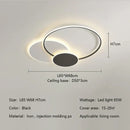 GobekUsa Circles LED Ceiling Lights Modern Minimalism Dimmable Bedroom Lamp Fixtures