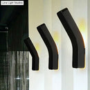 GobekUsa Sleek Metallic Bend Wall Mounted LED Wall Lamp for Corridor with Warm/White Lighting
