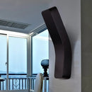 GobekUsa Sleek Metallic Bend Wall Mounted LED Wall Lamp for Corridor with Warm/White Lighting