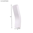 GobekUsa Sleek Metallic Bend Wall Mounted LED Wall Lamp for Corridor with Warm/White Lighting