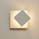 GobekUsa White Nordic Style LED Wall Sconce - Shaded Acrylic Corridor Light Fixture
