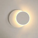 GobekUsa White Nordic Style LED Wall Sconce - Shaded Acrylic Corridor Light Fixture