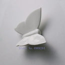 Modern white paper butterfly wall mount kids room 3d art by Decorbites