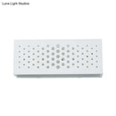 GobekUsa Laser Cut Minimalist Rectangle Box Wall Sconce: White Gypsum 1 Head Bedroom Light Fixture