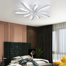 GobekUsa Acrylic LED Chandelier RC Dimming Modern Ceiling Lamp for Living Dining Room