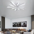 GobekUsa Acrylic LED Chandelier RC Dimming Modern Ceiling Lamp for Living Dining Room
