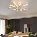 GobekUsa Acrylic LED Chandelier RC Dimming Modern Ceiling Lamp for Living Dining Room
